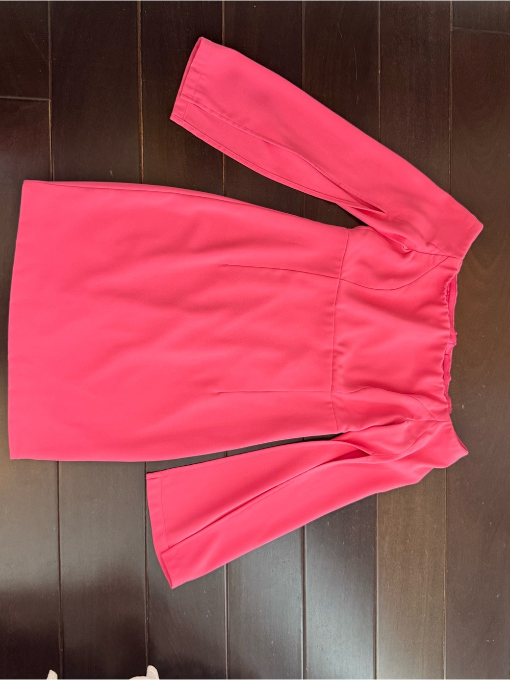 Bardot Hot Pink Long Sleeve Sheath Dress